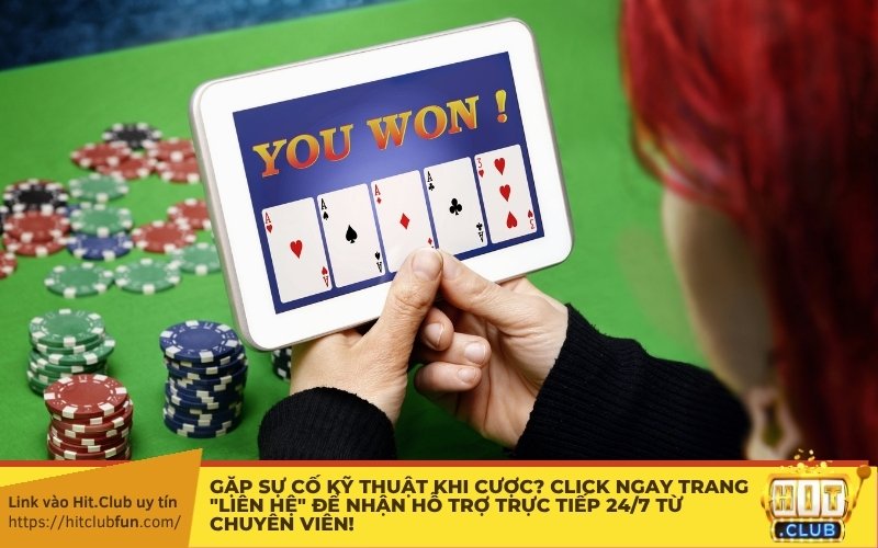 Gặp sự cố kỹ thuật khi cược? Click ngay trang "Liên hệ" để nhận hỗ trợ trực tiếp 24/7 từ chuyên viên!